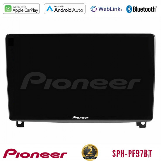 Pioneer SPH-PF97BT Series Peugeot 407 Multimedia Station 9 (Tablet Style) Με Carplay -amp; Android Auto Pioneer SPH-PF97BT Series Peugeot 407 Multimedia Station 9 (Tablet Style) Με Carplay -amp; Android Auto