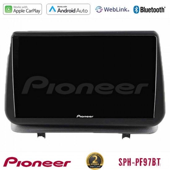 Pioneer SPH-PF97BT Series Renault Clio 2005-2012 Multimedia Station 9 (Tablet Style) Με Carplay -amp; Android Auto Pioneer SPH-PF97BT Series Renault Clio 2005-2012 Multimedia Station 9 (Tablet Style) Με Carplay -amp; Android Auto