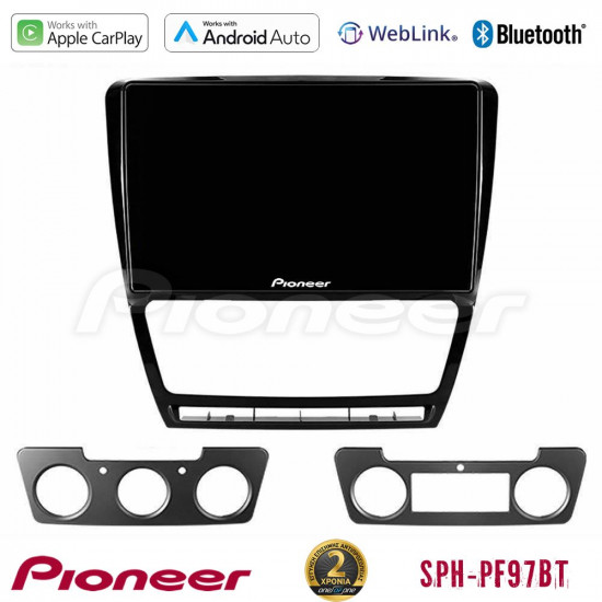 Pioneer SPH-PF97BT Series    Skoda Octavia 5 Multimedia Station 9 (Tablet Style) Με Carplay -amp; Android Auto
