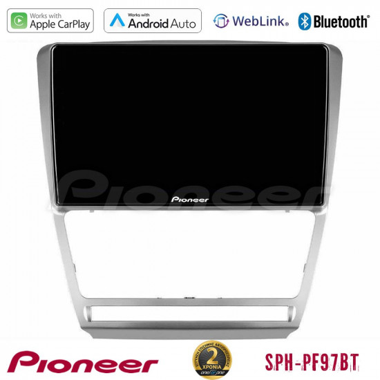 Pioneer SPH-PF97BT Series Skoda Octavia 5 Multimedia Station 9 (Tablet Style) Με Carplay -amp; Android Auto Pioneer SPH-PF97BT Series Skoda Octavia 5 Multimedia Station 9 (Tablet Style) Με Carplay -amp; Android Auto
