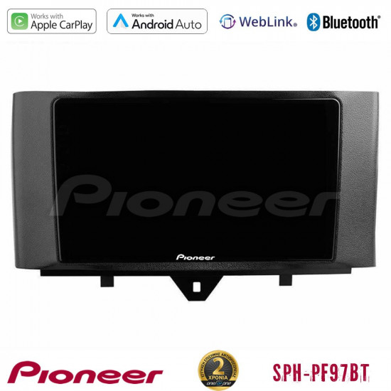 Pioneer SPH-PF97BT Series Smart 451 Facelift Multimedia Station 9 (Tablet Style) Με Carplay -amp; Android Auto Pioneer SPH-PF97BT Series Smart 451 Facelift Multimedia Station 9 (Tablet Style) Με Carplay -amp; Android Auto