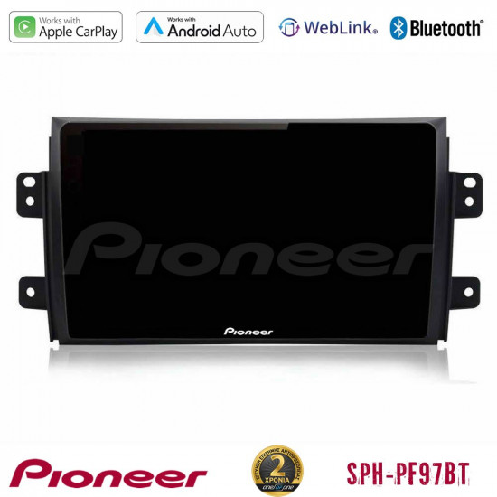 Pioneer SPH-PF97BT Series Suzuki SX4 2006-2014 Fiat Sedici 2006-2014 Multimedia Station 9 (Tablet Style) Με Carplay -amp; Android Auto Pioneer SPH-PF97BT Series Suzuki SX4 2006-2014 Fiat Sedici 2006-2014 Multimedia Station 9 (Tablet Style) Με Carplay -amp; Android Auto