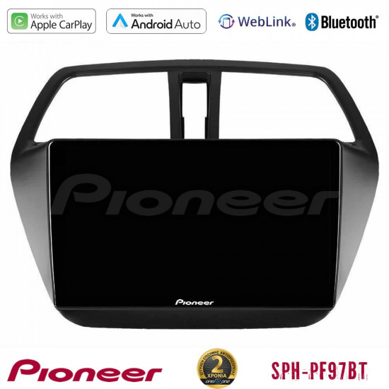 Pioneer SPH-PF97BT Series Suzuki SX4 S-Cross Multimedia Station 9 (Tablet Style) Με Carplay -amp; Android Auto Pioneer SPH-PF97BT Series Suzuki SX4 S-Cross Multimedia Station 9 (Tablet Style) Με Carplay -amp; Android Auto