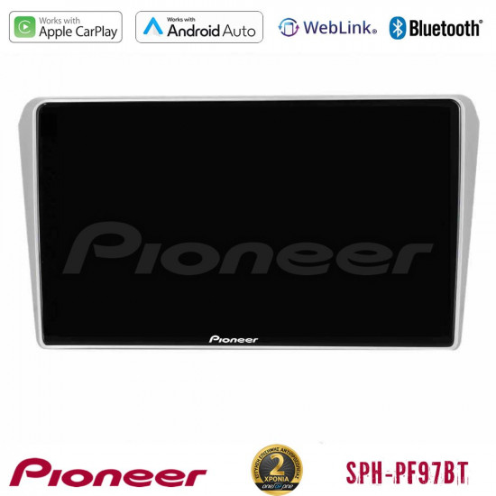 Pioneer SPH-PF97BT Series Toyota Avensis T25 02/2003–2008 Multimedia Station 9 (Tablet Style) Με Carplay -amp; Android Auto Pioneer SPH-PF97BT Series Toyota Avensis T25 02/2003–2008 Multimedia Station 9 (Tablet Style) Με Carplay -amp; Android Auto