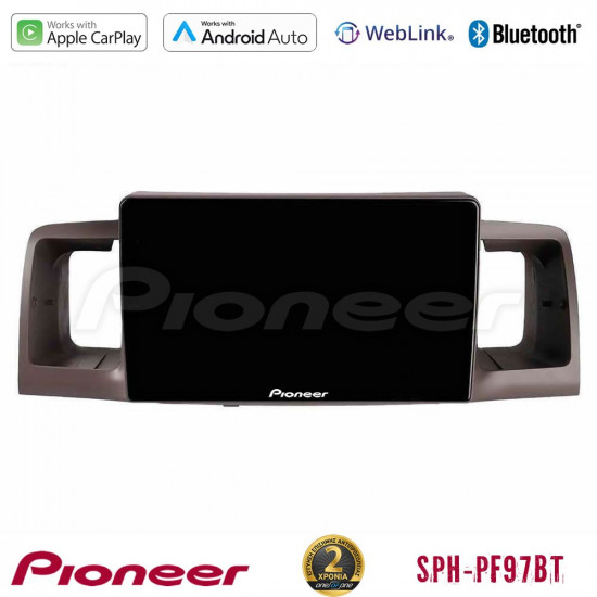 Pioneer SPH-PF97BT Series    Toyota Corolla 2002-2006 Multimedia Station 9 (Tablet Style) Με Carplay -amp; Android Auto