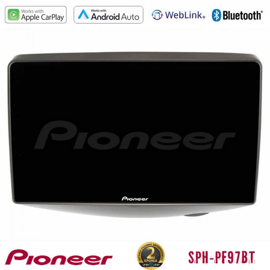 Pioneer SPH-PF97BT Series    Toyota Yaris 1999 - 2006 Multimedia Station 9 (Tablet Style) Με Carplay -amp; Android Auto