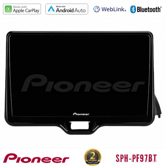 Pioneer SPH-PF97BT Series Toyota Yaris 2020-gt; Multimedia Station 10 (Tablet Style) Με Carplay -amp; Android Auto Pioneer SPH-PF97BT Series Toyota Yaris 2020-gt; Multimedia Station 10 (Tablet Style) Με Carplay -amp; Android Auto