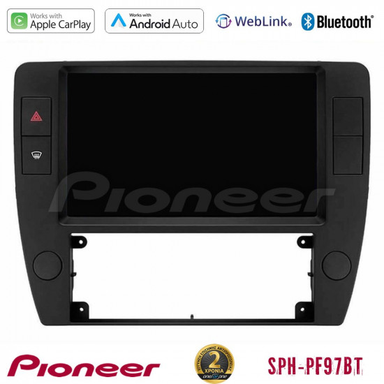 Pioneer SPH-PF97BT Series VW Passat B5 2001-2005 Multimedia Station 9 (Tablet Style) Με Carplay -amp; Android Auto Pioneer SPH-PF97BT Series VW Passat B5 2001-2005 Multimedia Station 9 (Tablet Style) Με Carplay -amp; Android Auto