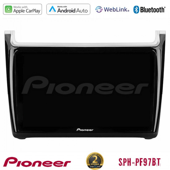 Pioneer SPH-PF97BT Series Vw Polo Multimedia Station 9 (Tablet Style) Με Carplay -amp; Android Auto Pioneer SPH-PF97BT Series Vw Polo Multimedia Station 9 (Tablet Style) Με Carplay -amp; Android Auto