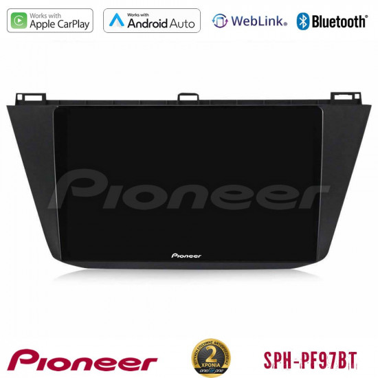 Pioneer SPH-PF97BT Series Vw Tiguan 2016-2022 Multimedia Station 10 (Tablet Style) Με Carplay -amp; Android Auto Pioneer SPH-PF97BT Series Vw Tiguan 2016-2022 Multimedia Station 10 (Tablet Style) Με Carplay -amp; Android Auto
