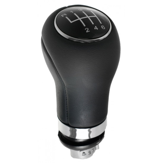 ΠΟΜΟΛΟ ΛΕΒΙΕ ΤΑΧΥΤΗΤΩΝ AUDI A4/Q5 - 6 ΤΑΧΥΤΗΤΕΣ R123456 - ΜΑΥΡΟ ΔΕΡΜΑ