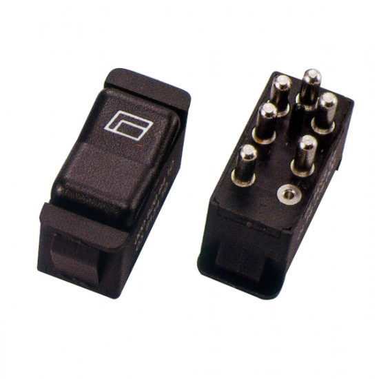 PowerLai Διακόπτης Παραθύρου MERCEDES W123 76>85 ΔΕΞΙΑ ΜΟΝΟΣ 6PIN orig.0008208410