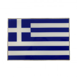 Race Axion GREECE ΑΥΤΟΚΟΛΛΗΤΗ ΕΛΛΗΝΙΚΗ ΣΗΜΑΙΑ 13,8 X 9,4 cm ΜΠΛΕ/ΛΕΥΚΟ/ΧΡΩΜΙΟ ΜΕ ΕΠΙΚΑΛΥΨΗ ΕΠΟΞΕΙΔΙΚΗΣ ΡΥΤΙΝΗΣ (ΥΓΡΟ ΓΥΑΛΙ) - 1 ΤΕΜ.