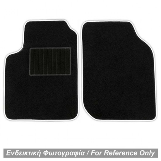 Race Axion MERCEDES SMART 451 2007>2014 ΠΑΤΑΚΙΑ ΜΑΡΚΕ ΜΟΚΕΤΑ (ΜΑΥΡΟ ΜΕ ΑΣΠΡΟ ΡΕΛΙ) - 4 ΤΕΜ.