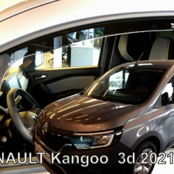 RENAULT KANGOO 3D 2021+  ΖΕΥΓΑΡΙ ΑΝΕΜΟΘΡΑΥΣΤΕΣ ΑΠΟ ΕΥΚΑΜΠΤΟ ΦΙΜΕ ΠΛΑΣΤΙΚΟ HEKO - 2 ΤΕΜ.