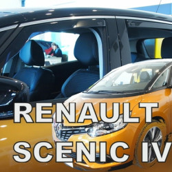 RENAULT SCENIC 5D 2017+   ΣΕΤ ΑΝΕΜΟΘΡΑΥΣΤΕΣ ΑΥΤΟΚΙΝΗΤΟΥ ΑΠΟ ΕΥΚΑΜΠΤΟ ΦΙΜΕ ΠΛΑΣΤΙΚΟ HEKO - 4 ΤΕΜ.