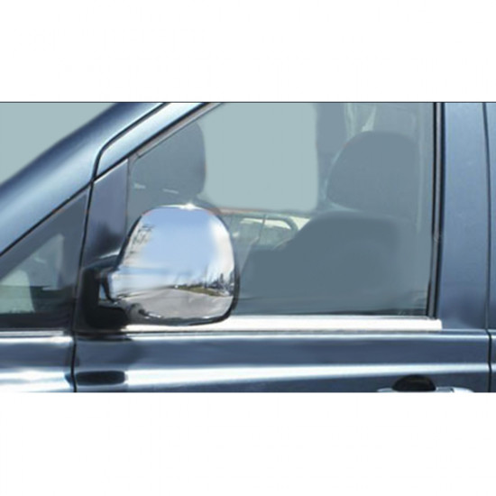 S-dizayn MERCEDES VITO FACELIFT W639 10>14 TRIM ΜΑΡΚΕ ΠΑΡΑΘΥΡΩΝ ΑΥΤΟΚΟΛΛΗΤΑ ΧΡΩΜΙΟΥ 2ΤΕΜ.