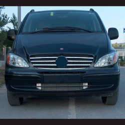 ΚΑΤΑΡΓΗΘΗΚΕ - S-dizayn MERCEDES VITO W639 04>10 ΔΙΑΚΟΣΜΗΤΙΚΕΣ ΓΡΥΛΛΙΕΣ ΜΑΣΚΑΣ ΕΜΠΡΟΣ ΧΡΩΜΙΟΥ 7ΤΕΜ.