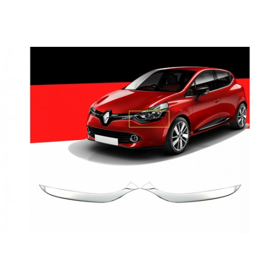S-dizayn RENAULT CLIO 5D 2012+ ΦΡΥΔΑΚΙΑ ΚΑΤΩ ΧΡΩΜΙΟ ΜΕΤΑΛΛΙΚΑ 2ΤΕΜ.