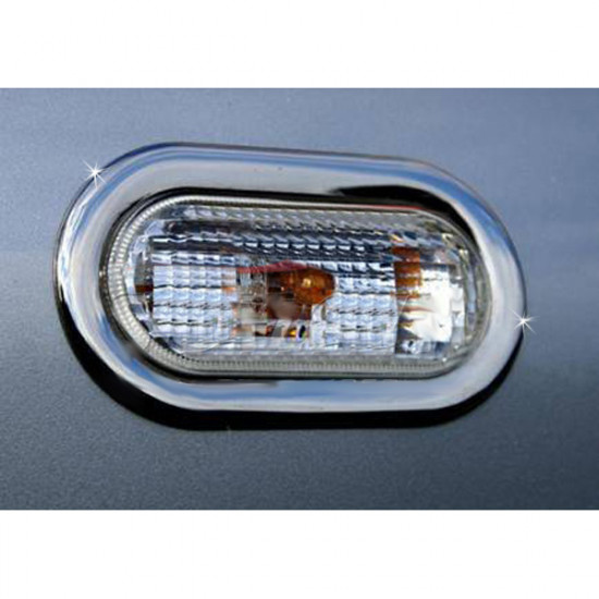 S-dizayn SEAT IBIZA 6L 3/5D 2000>2009 ΔΑΧΤΥΛΙΔΙ ΦΛΑΣ ΧΡΩΜΙΟ 2ΤΕΜ.