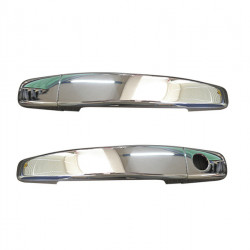 S-dizayn ΧΕΡΟΥΛΙΑ ΠΟΡΤΑΣ ΧΡΩΜΙΟ ΜΕΤΑΛΛΙΚΑ PEUGEOT 308 3D 2007-2013  2ΤΕΜ