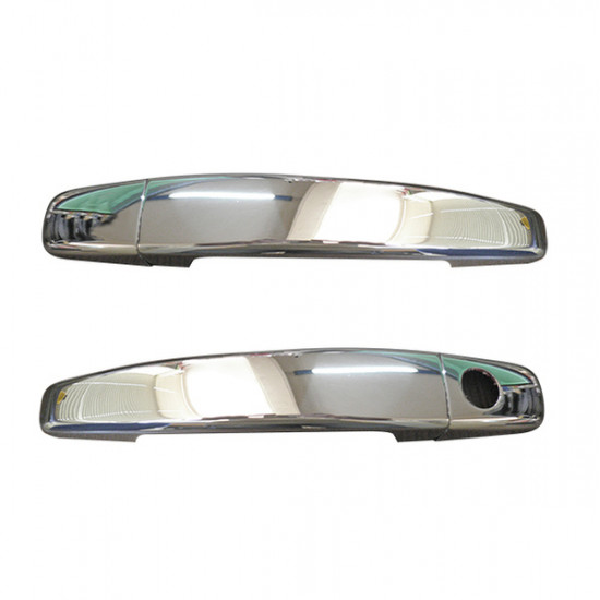 S-dizayn ΧΕΡΟΥΛΙΑ ΠΟΡΤΑΣ ΧΡΩΜΙΟ ΜΕΤΑΛΛΙΚΑ PEUGEOT 308 3D 2007-2013  2ΤΕΜ