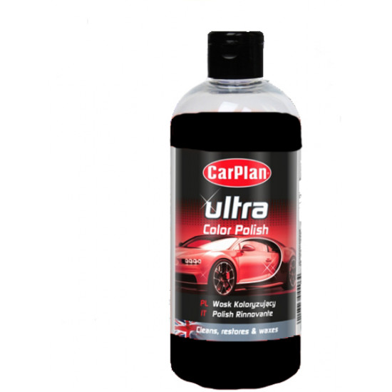 ΣΑΜΠΟΥΑΝ - ΓΥΑΛΙΣΤΙΚΟ ULTRA COLOR POLISH ΜΑΥΡΟ 500ML