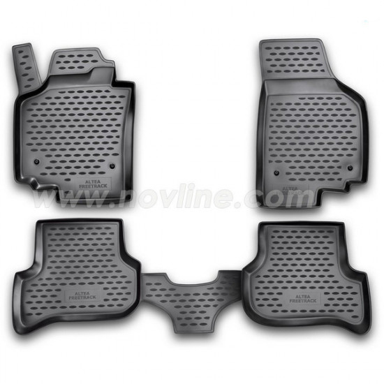 SEAT ALTEA XL 01/2007+ ΠΑΤΑΚΙΑ ΜΑΡΚΕ ΛΑΣΤΙΧΟ ΣΚΑΦΑΚΙΑ (ΜΑΥΡΟ)