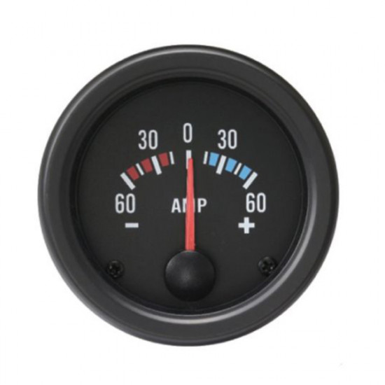 Simoni Racing ΑΜΠΕΡΟΜΕΤΡΟ 52mm ΜΑΥΡΟ