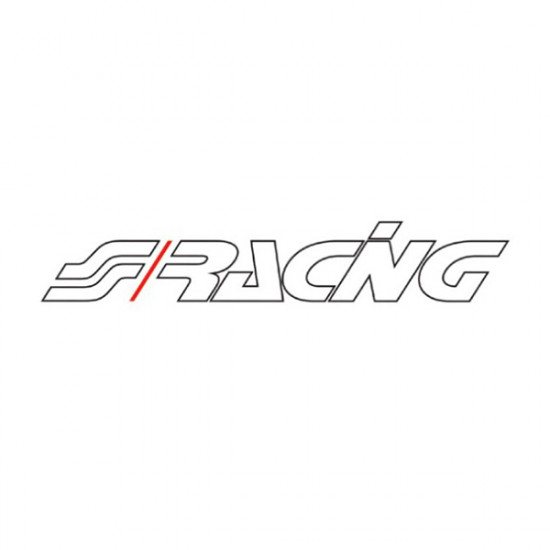Simoni Racing ΑΥΤΟΚΟΛΛΗΤΟ -SIMONI RACING WHITE STICKER- 120x29mm 1ΤΕΜ.