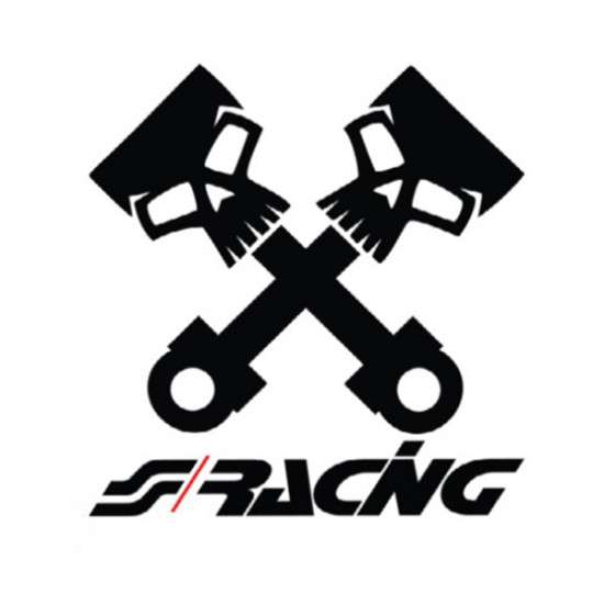 Simoni Racing ΑΥΤΟΚΟΛΛΗΤΟ -SKULL- 50x50mm 1ΤΕΜ.