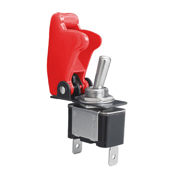 Simoni Racing ΔΙΑΚΟΠΤΗΣ ΑΕΡΟΠΟΡΙΚΟΥ ΤΥΠΟΥ ΚΟΚΚΙΝΟΣ 12V 20A ΜΕ ΚΑΠΑΚΙ