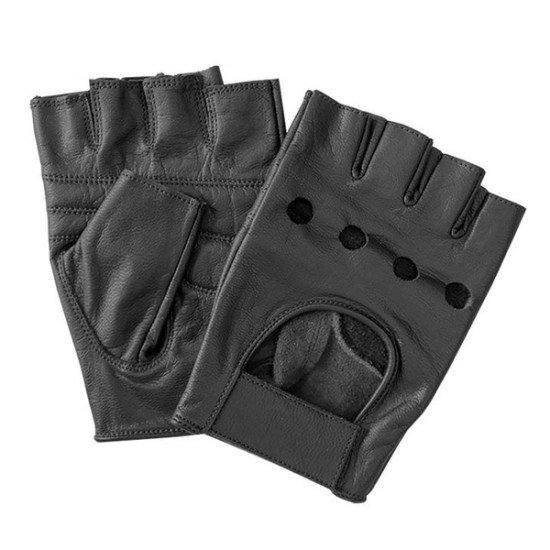 Simoni Racing ΓΑΝΤΙΑ ΟΔΗΓΟΥ ΔΕΡΜΑΤΙΝΑ ΜΑΥΡΑ ΜΙΣΑ (M) VINTAGE GLOVES