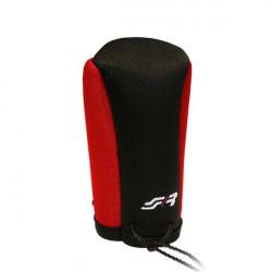 Simoni Racing ΚΑΛΥΜΜΑ ΓΙΑ ΠΟΜΟΛΟ ΤΑΧΥΤΗΤΩΝ GEAR KNOB COVER (ΜΑΥΡΟ/ΚΟΚΚΙΝΟ ΜΙΚΡΟΦΙΜΠΡΑ)