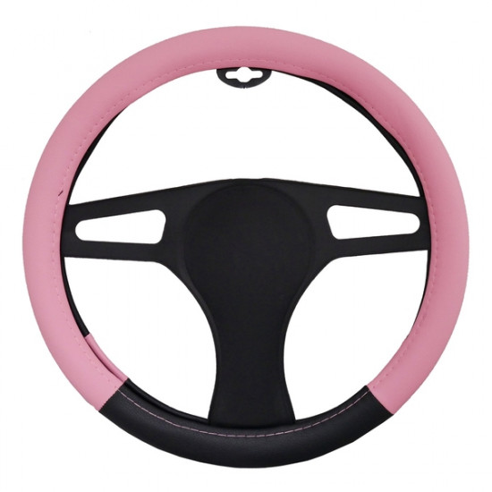 Simoni Racing ΚΑΛΥΜΜΑ ΤΙΜΟΝΙΟΥ PINK LADY ΜΑΥΡΟ/ΡΟΖ ΟΙΚΟΛΟΓΙΚΟ ΔΕΡΜΑ 37>39cm