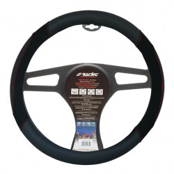 Simoni Racing ΚΑΛΥΜΜΑ ΤΙΜΟΝΙΟΥ SHAMY BLACK ΜΑΥΡΟ ΟΙΚΟΛΟΓΙΚΟ ΔΕΡΜΑ 37>39cm