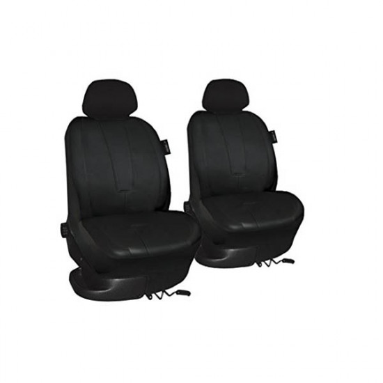Simoni Racing ΚΑΛΥΜΜΑΤΑ ΚΑΘΙΣΜΑΤΩΝ TYPE-M ΜΑΥΡΟ ΔΕΡΜΑΤΙΝΗ 2ΤΕΜ.