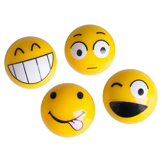Simoni Racing ΚΑΠΑΚΙΑ ΒΑΛΒΙΔΩΝ EMOTICONS ΚΙΤΡΙΝΑ 4ΤΕΜ.