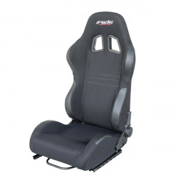 Simoni Racing ΚΑΘΙΣΜΑ JENSON ΑΝΑΚΛΙΝΟΜΕΝΟ ΜΑΥΡΟ ΜΕ ΔΕΡΜΑ ΣΤΙΣ ΑΚΡΕΣ (ΧΩΡΙΣ ΣΙΔΗΡΟΔΡΟΜΟ)