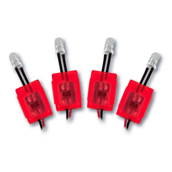 Simoni Racing ΚΙΤ LED FIRE FLY 4ΤΜΧ. ΚΟΚΚΙΝΑ