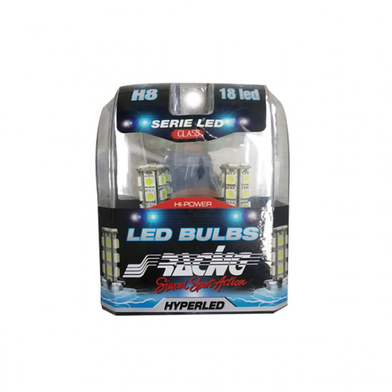 Simoni Racing ΛΑΜΠΑ Η8 12V HYPER-LED 18led