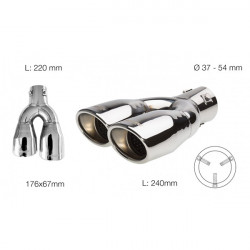 Simoni Racing ΜΠΟΥΚΑ ΔΙΠΛΗ TRX87L 37>68mm