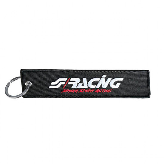 Simoni Racing ΜΠΡΕΛΟΚ ΚΛΕΙΔΙΩΝ REMOVE BEFORE DRIVE ΜΑΥΡΟ ΥΦΑΣΜΑ