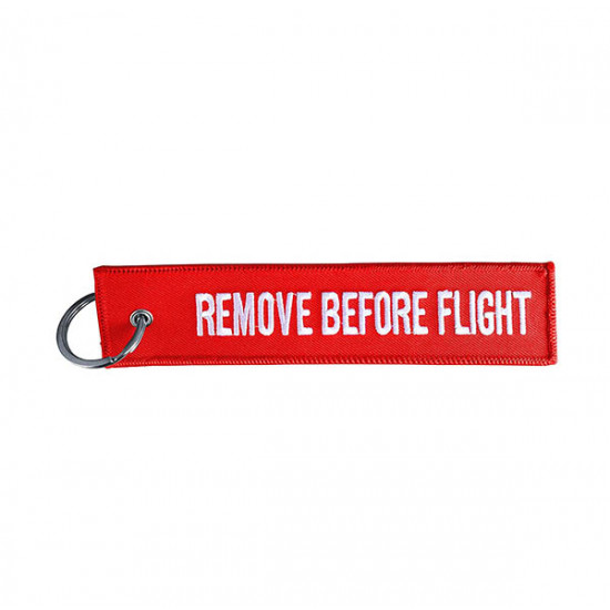 Simoni Racing ΜΠΡΕΛΟΚ ΚΛΕΙΔΙΩΝ REMOVE BEFORE FLIGHT ΚΟΚΚΙΝΟ ΥΦΑΣΜΑ