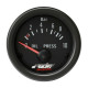 Simoni Racing ΟΡΓΑΝΟ ΠΙΕΣΗΣ ΛΑΔΙΟΥ BLACK LINE 58mm ΜΕ ΛΕΥΚΟ ΦΩΤΙΣΜΟ LED (ΜΑΥΡΟ ΚΑΝΤΡΑΝ/ΜΑΥΡΟ ΠΛΑΙΣΙΟ)