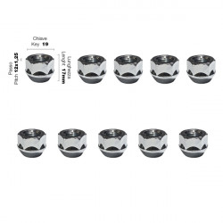 Simoni Racing ΠΑΞΙΜΑΔΙ ΚΩΝΙΚΟ 12χ1,25 (17mm) (19) 10ΤΕΜ. Simoni Racing ΠΑΞΙΜΑΔΙ ΚΩΝΙΚΟ 12χ1,25 (17mm) (19) 10ΤΕΜ.