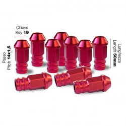 Simoni Racing ΠΑΞΙΜΑΔΙ ΚΩΝΙΚΟ 14x1,5 (50mm) (19) ΚΟΚΚΙΝΟ 10ΤΕΜ. Simoni Racing ΠΑΞΙΜΑΔΙ ΚΩΝΙΚΟ 14x1,5 (50mm) (19) ΚΟΚΚΙΝΟ 10ΤΕΜ.