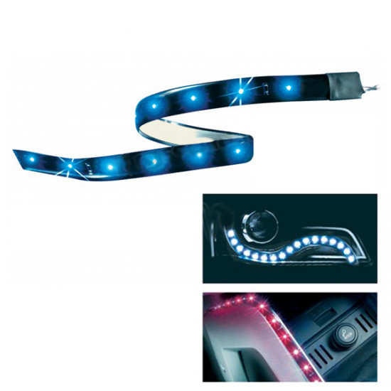 Simoni Racing ΤΑΙΝΙΑ BOOTES ΜΕ 15 LED ΜΠΛΕ ΧΡΩΜΑ 30cm