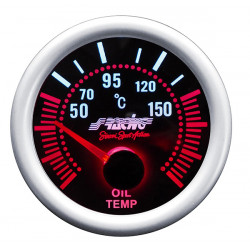 Simoni Racing ΘΕΡΜΟΚΡΑΣΙΑ ΛΑΔΙΟΥ 52mm 2- ΜΑΥΡΟ ΜΕ ΚΟΚΚΙΝΟ ΦΩΤΙΣΜΟ