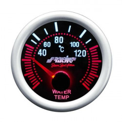 Simoni Racing ΘΕΡΜΟΚΡΑΣΙΑ ΝΕΡΟΥ 52mm 2- ΜΑΥΡΟ ΜΕ ΚΟΚΚΙΝΟ ΦΩΤΙΣΜΟ
